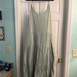 Able Light Green Maxi Dress